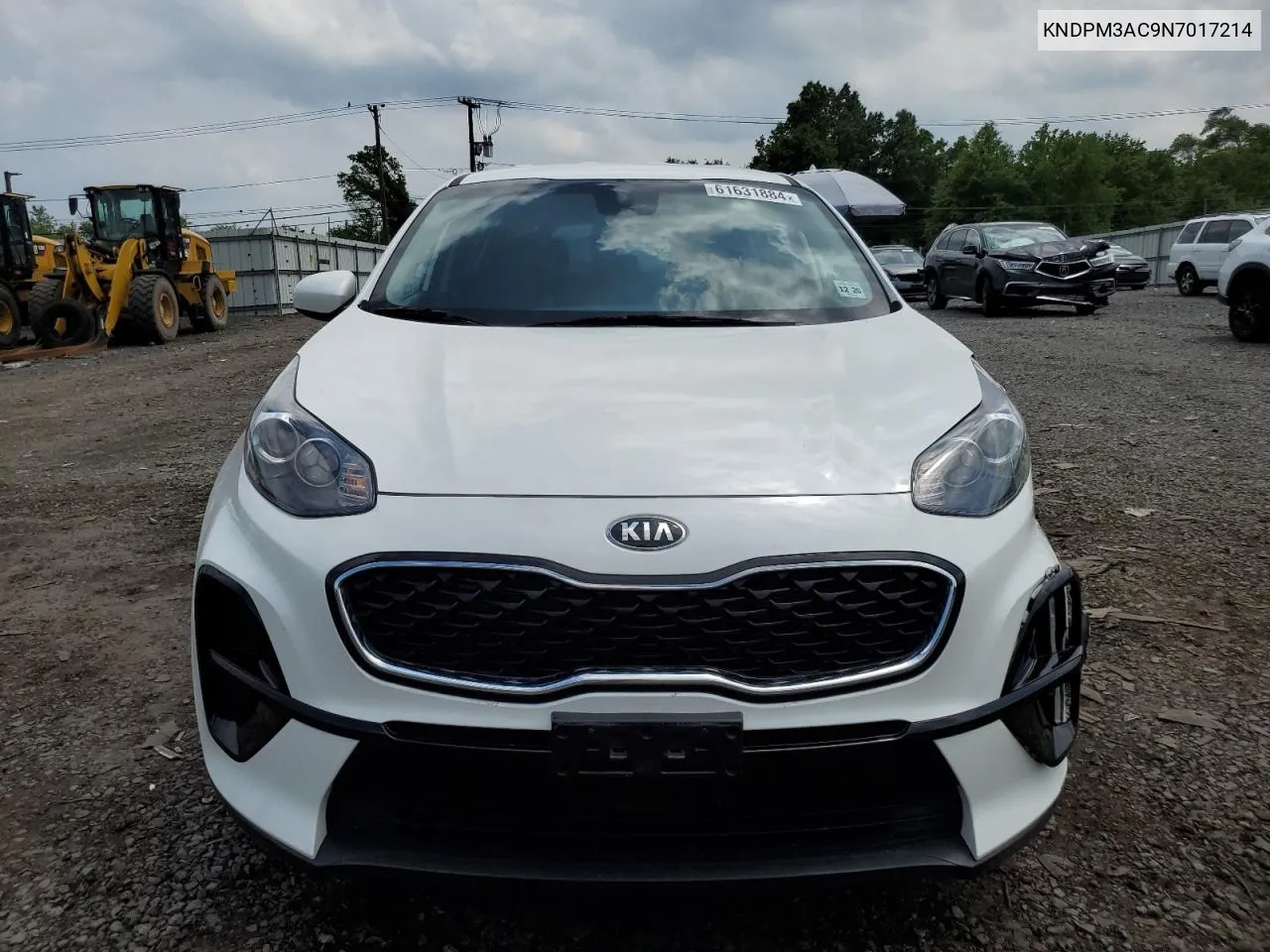 2022 Kia Sportage Lx VIN: KNDPM3AC9N7017214 Lot: 61631884