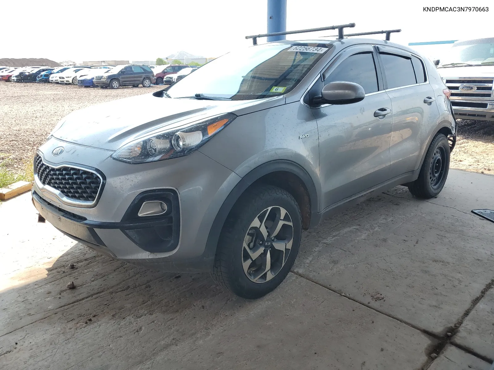 KNDPMCAC3N7970663 2022 Kia Sportage Lx