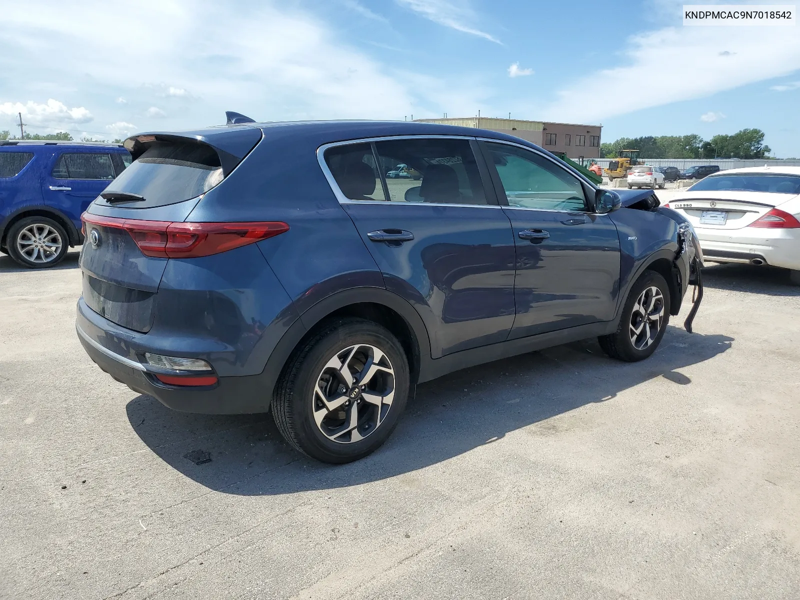 2022 Kia Sportage Lx VIN: KNDPMCAC9N7018542 Lot: 62284374