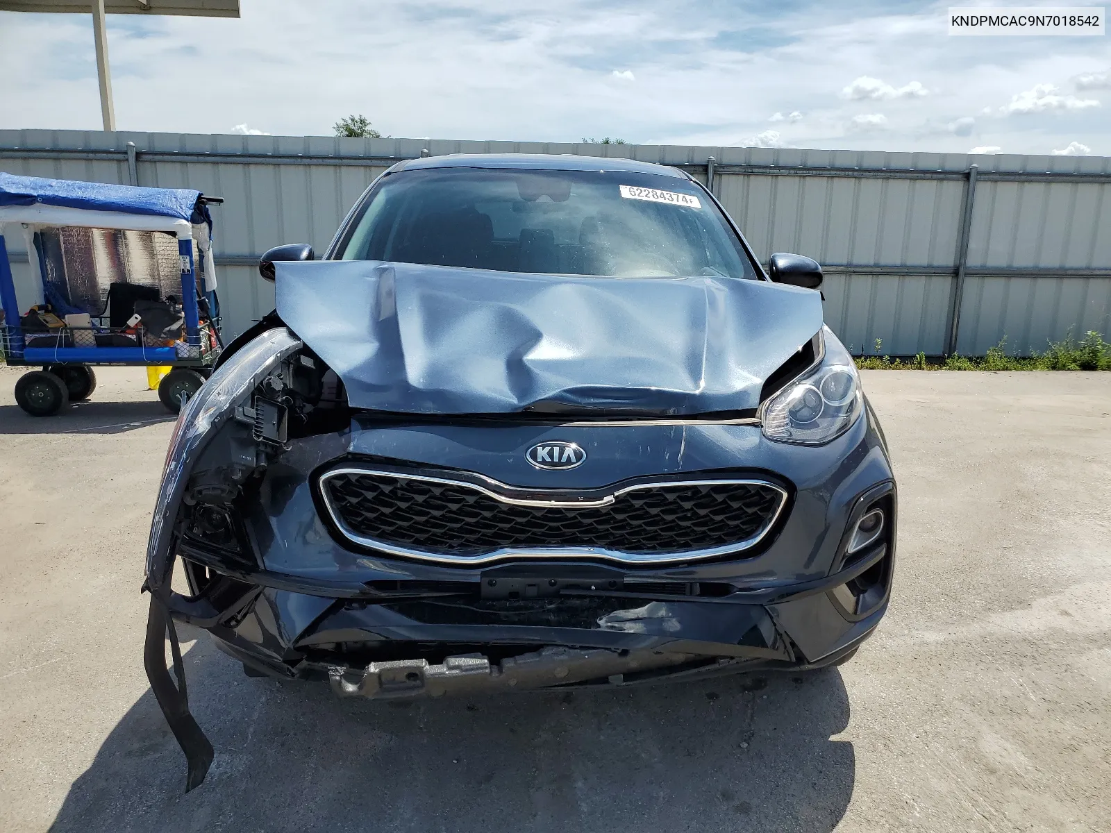 2022 Kia Sportage Lx VIN: KNDPMCAC9N7018542 Lot: 62284374