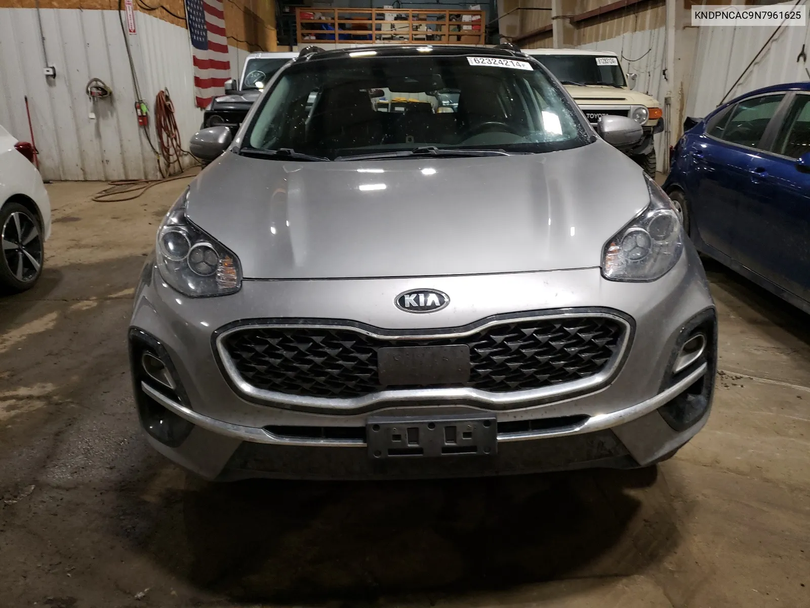 2022 Kia Sportage Ex VIN: KNDPNCAC9N7961625 Lot: 62324214