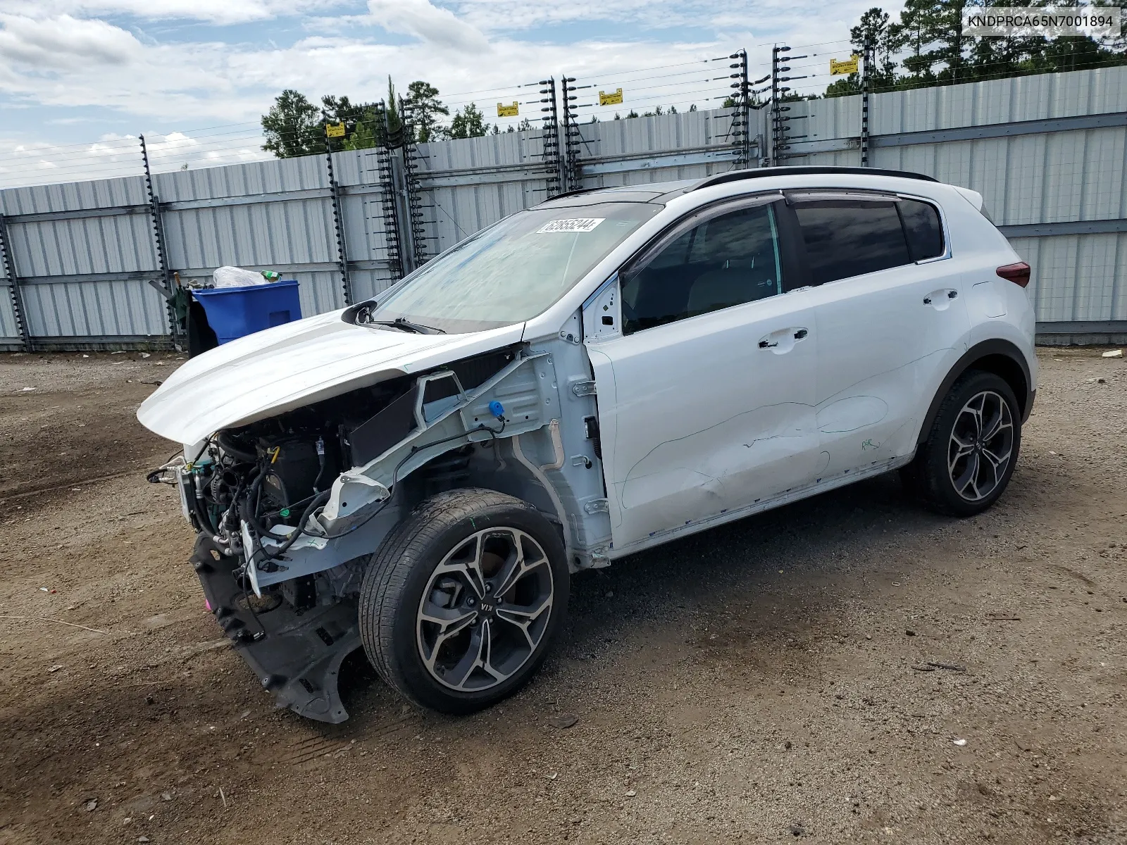 2022 Kia Sportage Sx VIN: KNDPRCA65N7001894 Lot: 62855244