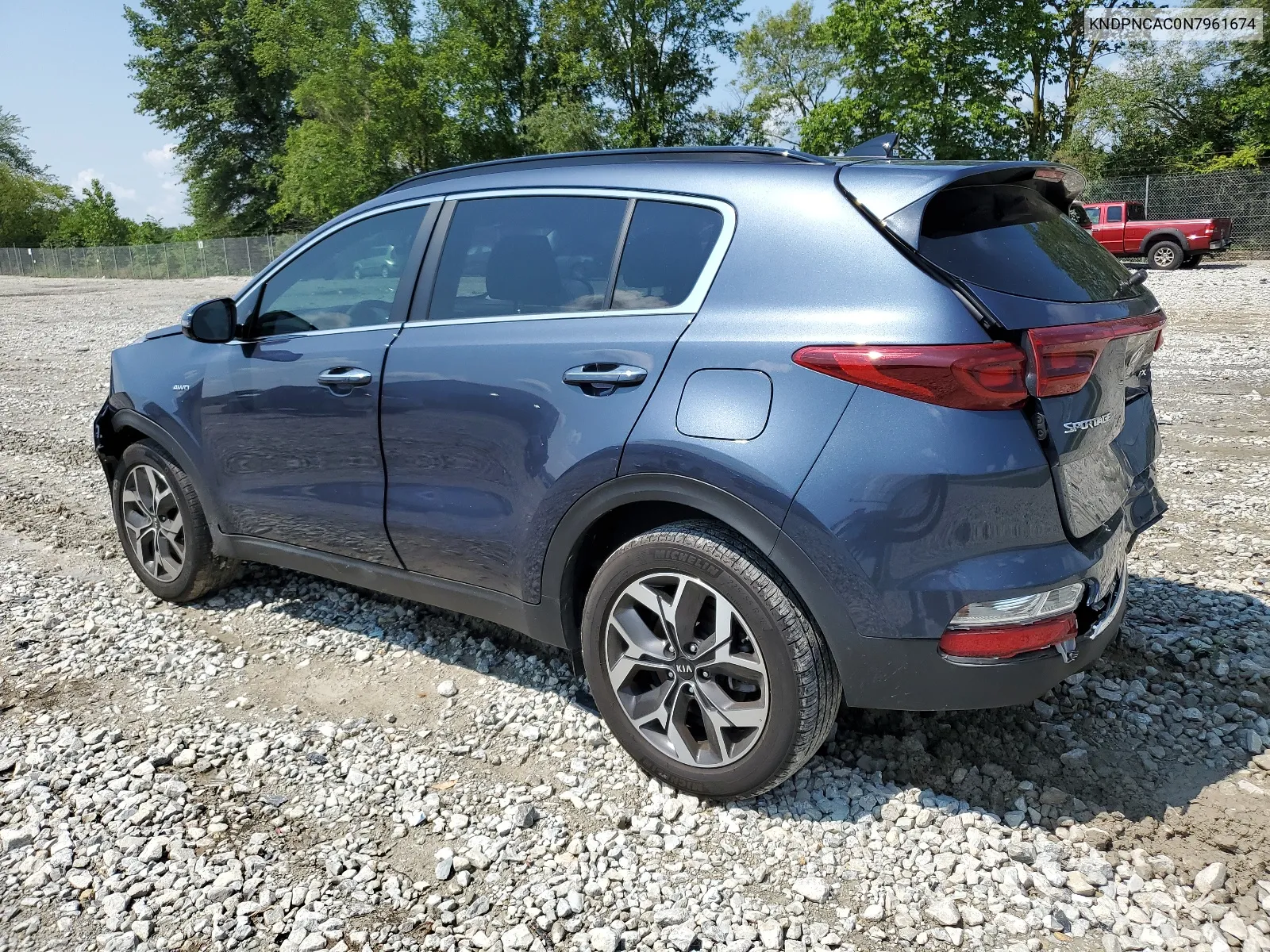 2022 Kia Sportage Ex VIN: KNDPNCAC0N7961674 Lot: 63003474