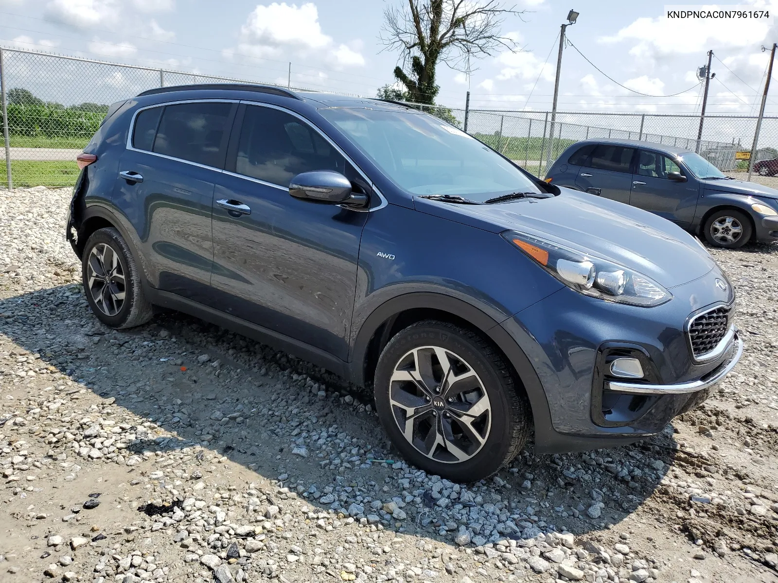 2022 Kia Sportage Ex VIN: KNDPNCAC0N7961674 Lot: 63003474