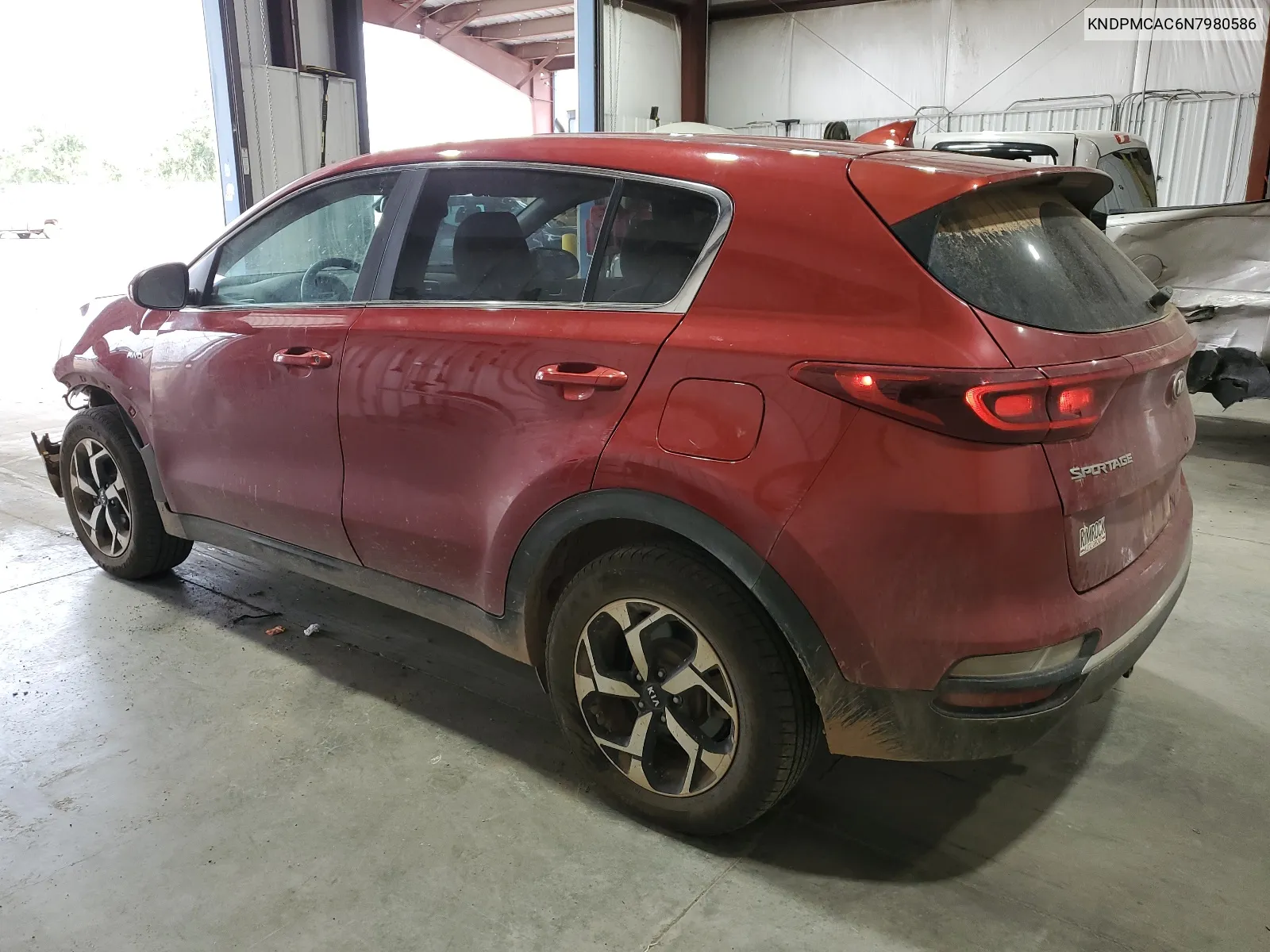 2022 Kia Sportage Lx VIN: KNDPMCAC6N7980586 Lot: 63119574