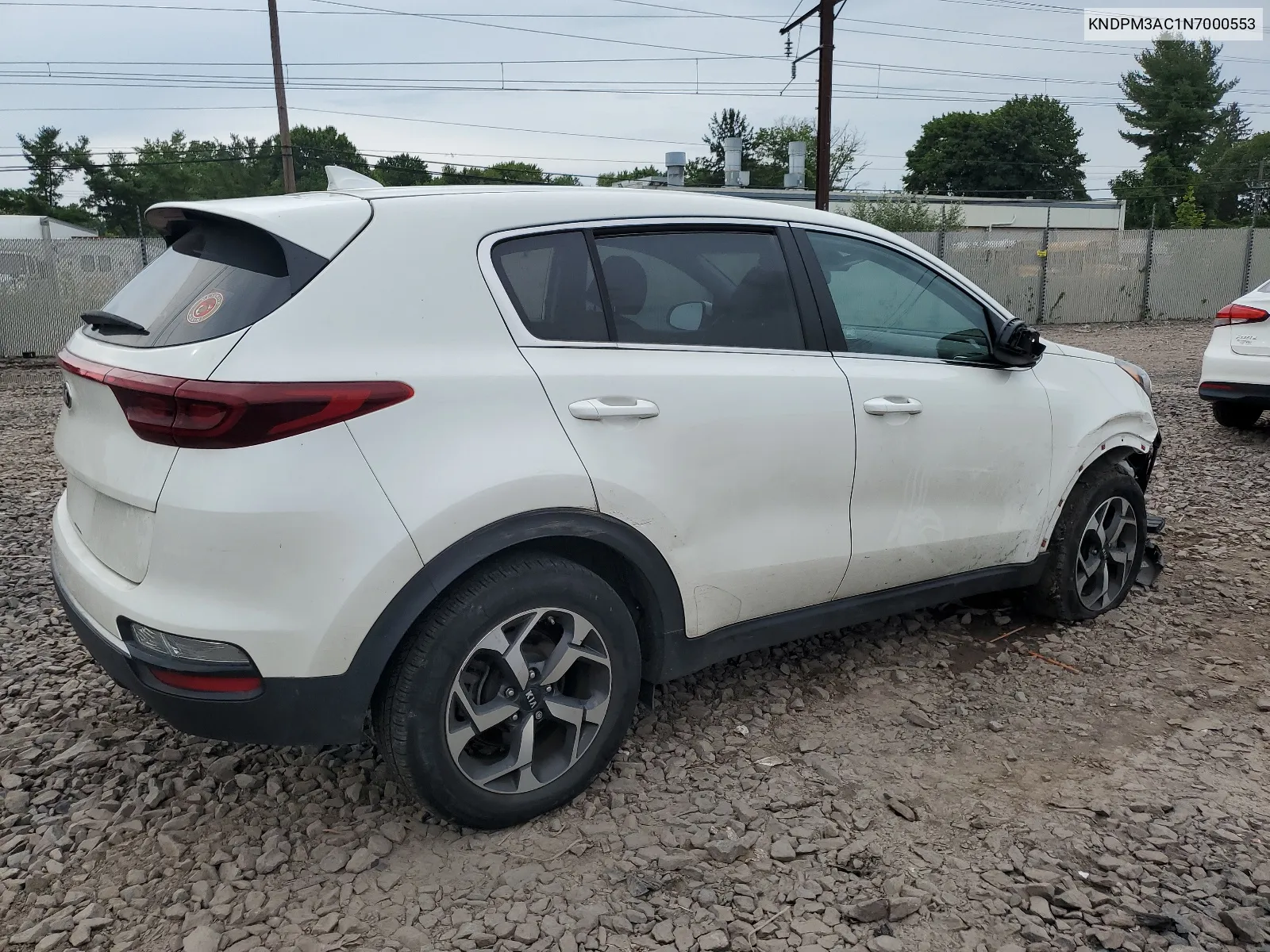 2022 Kia Sportage Lx VIN: KNDPM3AC1N7000553 Lot: 63505624