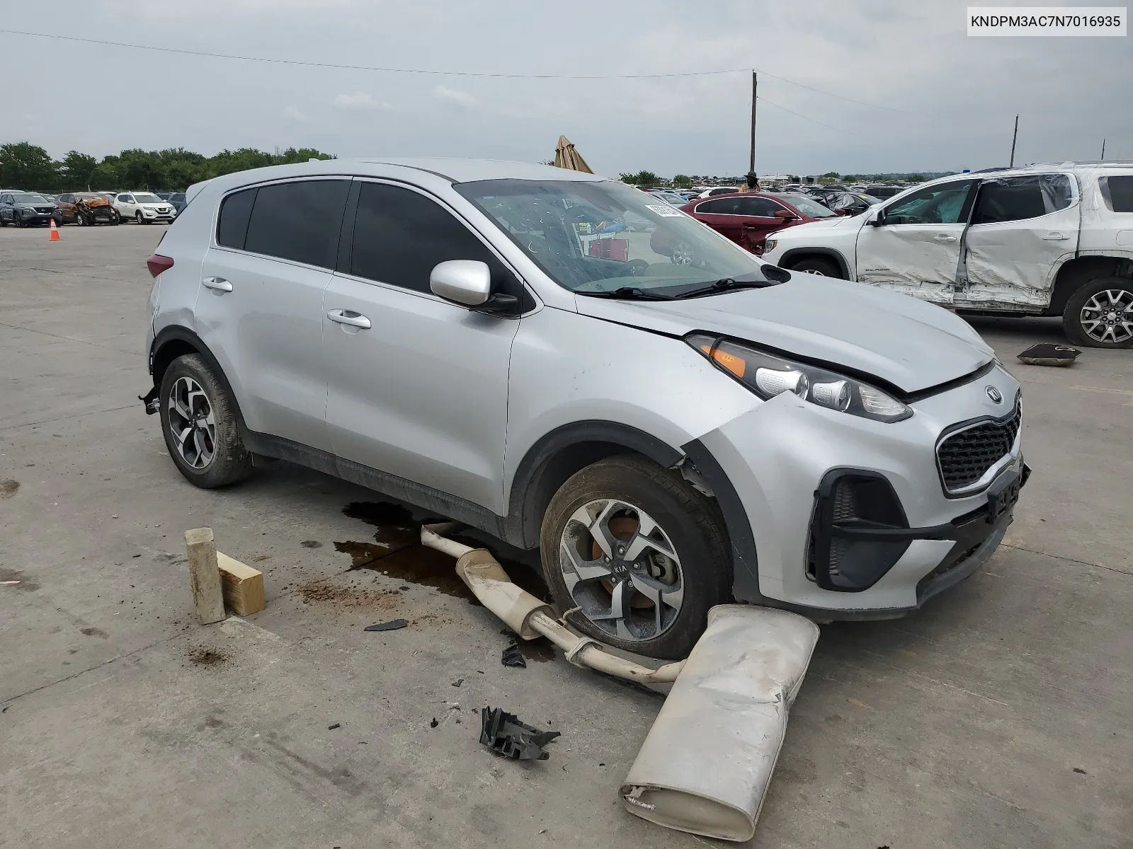 2022 Kia Sportage Lx VIN: KNDPM3AC7N7016935 Lot: 63891254