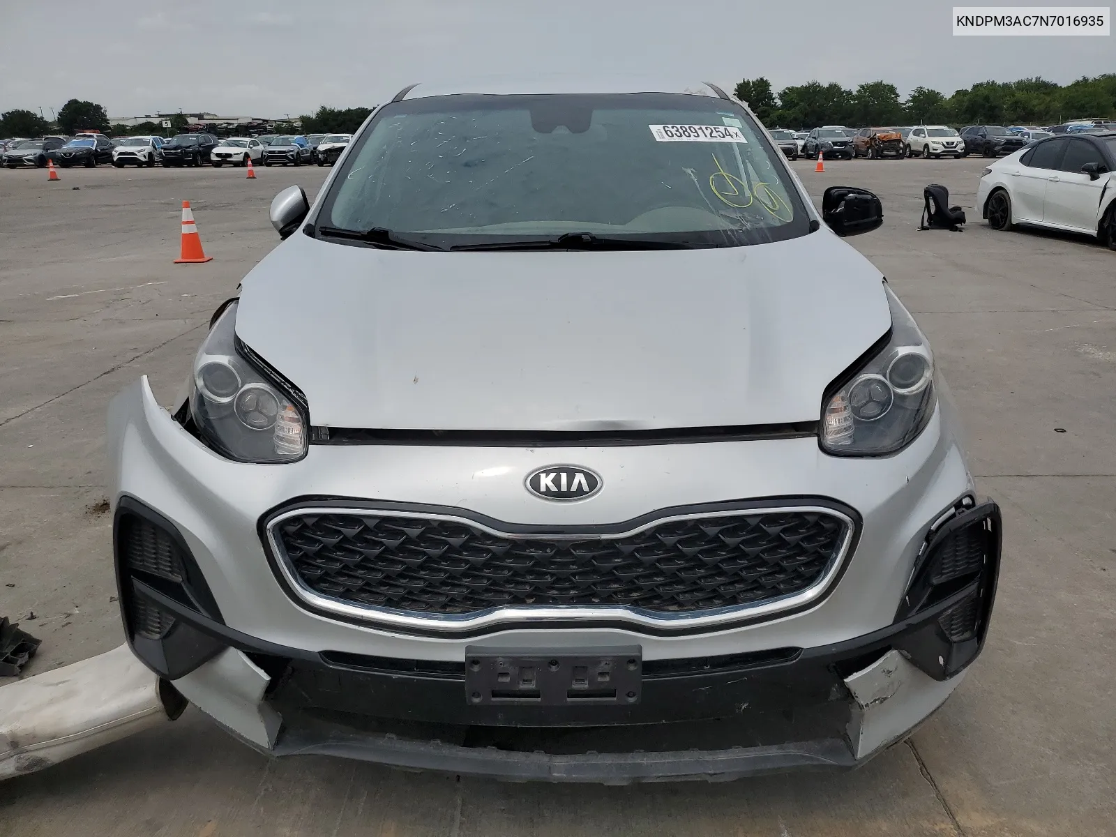 2022 Kia Sportage Lx VIN: KNDPM3AC7N7016935 Lot: 63891254