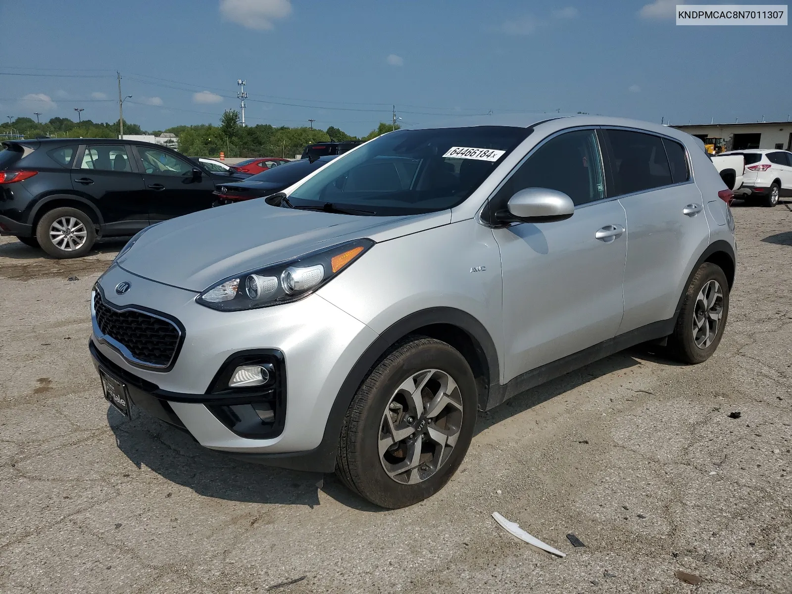 2022 Kia Sportage Lx VIN: KNDPMCAC8N7011307 Lot: 64466184