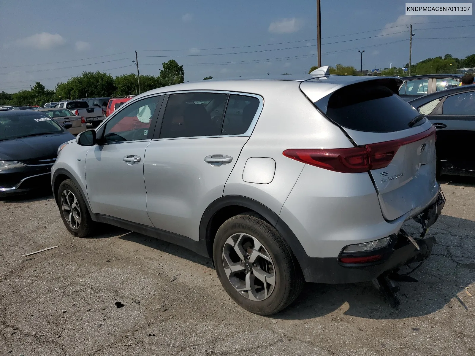 2022 Kia Sportage Lx VIN: KNDPMCAC8N7011307 Lot: 64466184