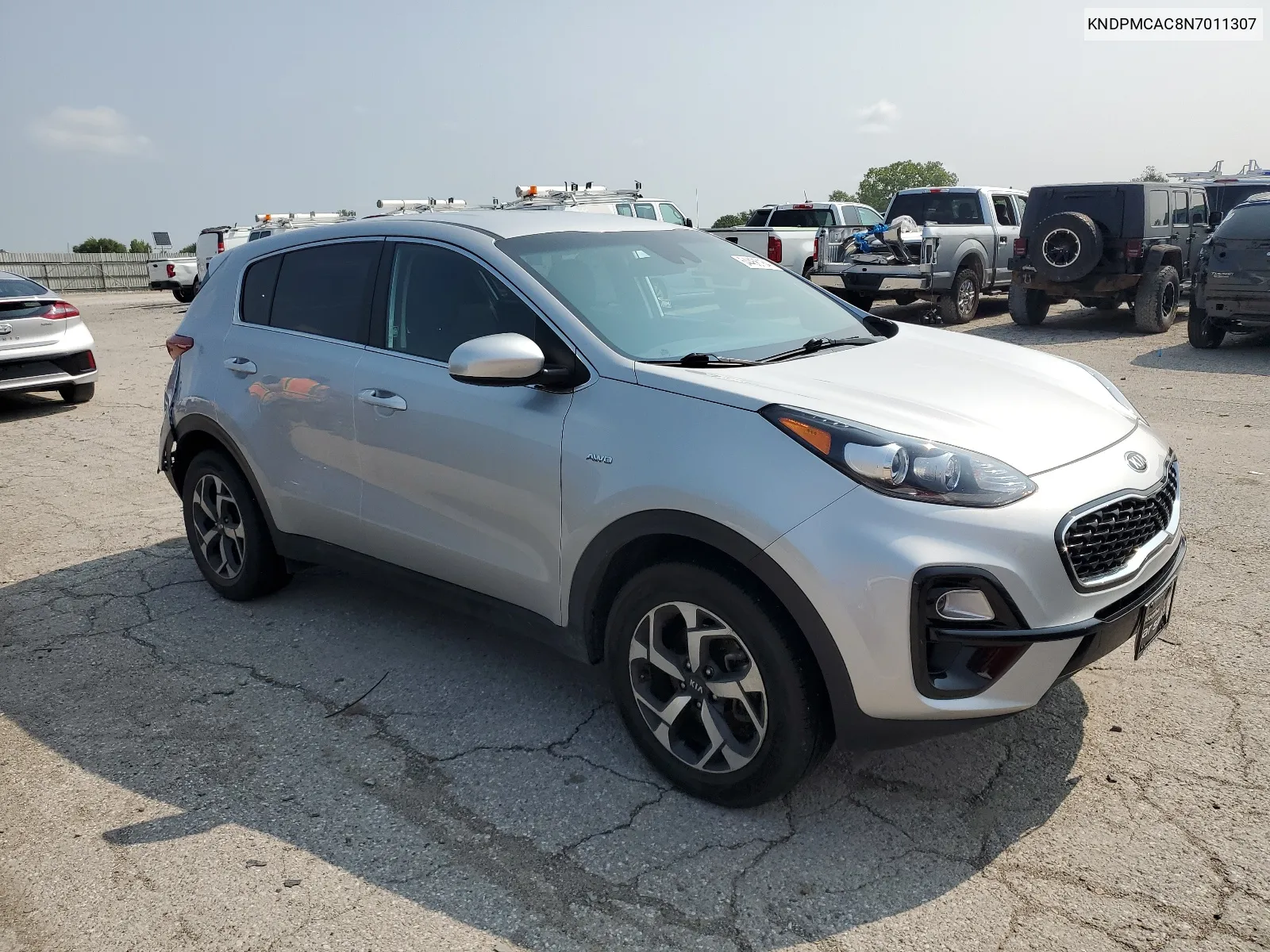 2022 Kia Sportage Lx VIN: KNDPMCAC8N7011307 Lot: 64466184