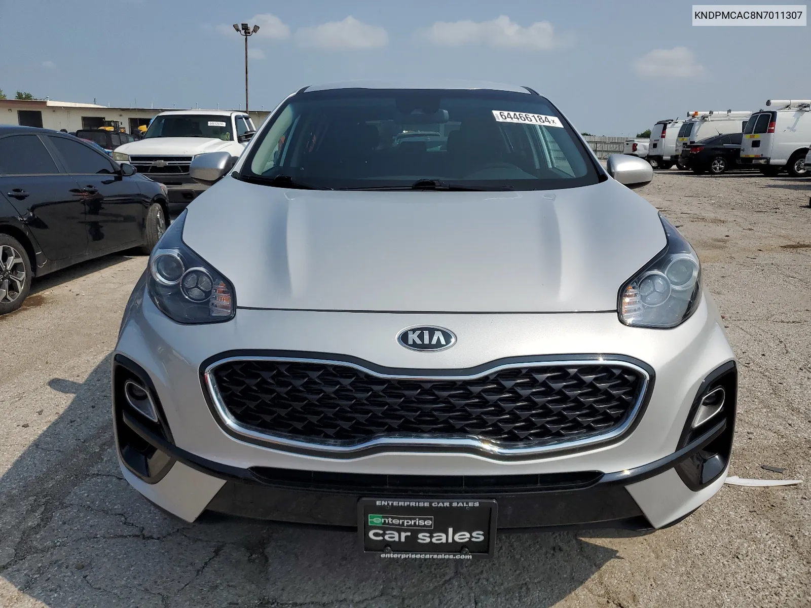 2022 Kia Sportage Lx VIN: KNDPMCAC8N7011307 Lot: 64466184