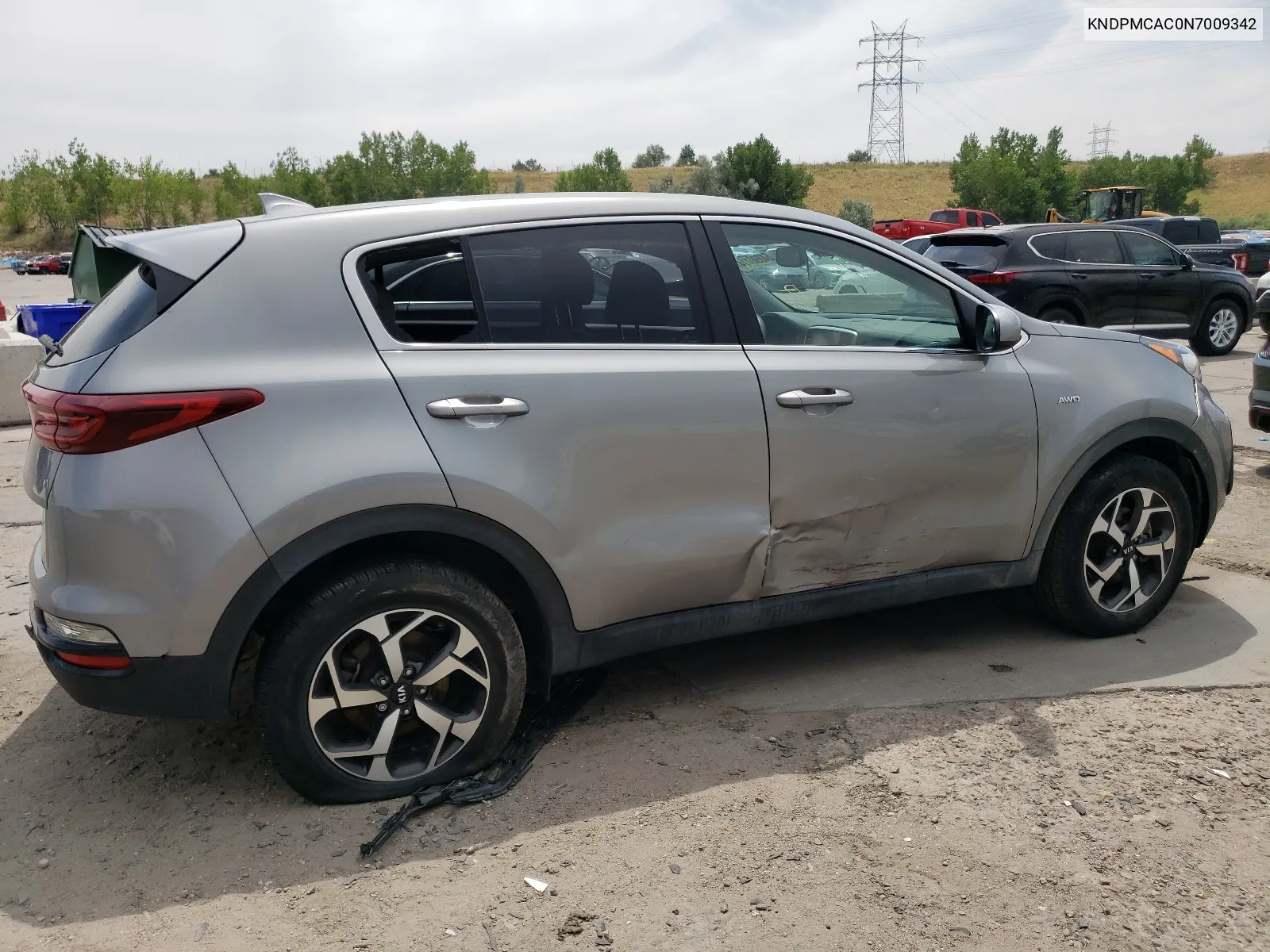 2022 Kia Sportage Lx VIN: KNDPMCAC0N7009342 Lot: 64890114