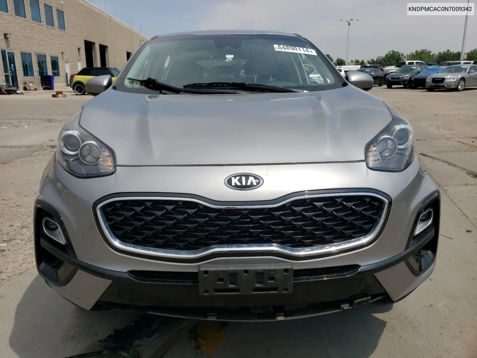 2022 Kia Sportage Lx VIN: KNDPMCAC0N7009342 Lot: 64890114