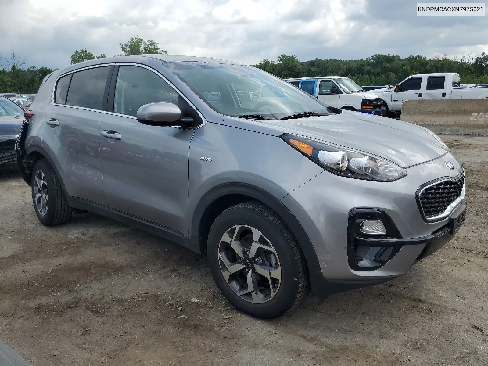 2022 Kia Sportage Lx VIN: KNDPMCACXN7975021 Lot: 65629634