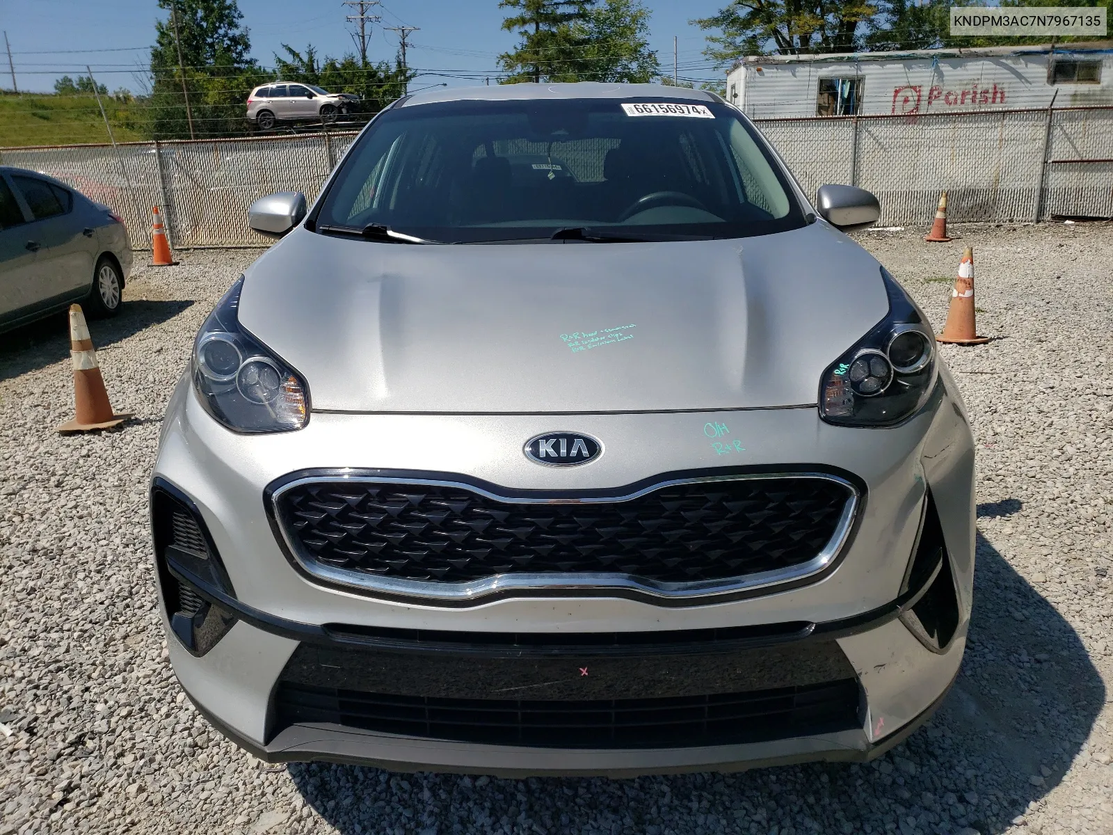 2022 Kia Sportage Lx VIN: KNDPM3AC7N7967135 Lot: 66156974