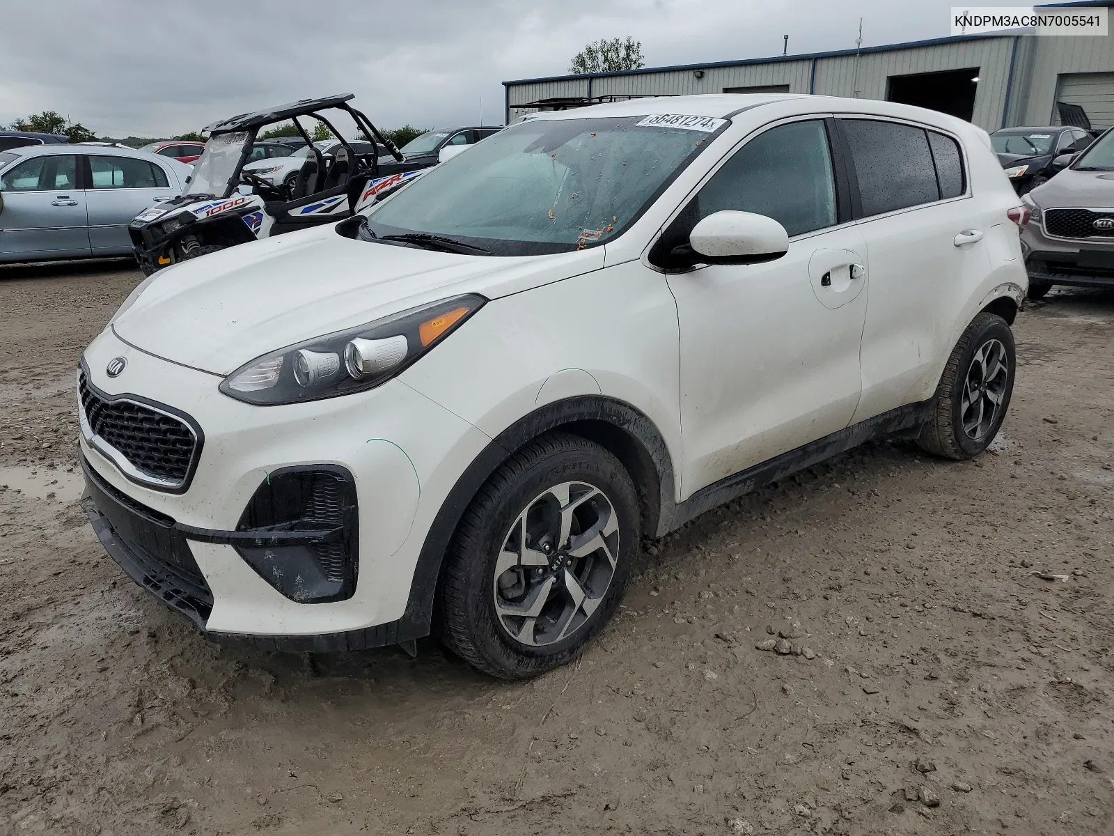 2022 Kia Sportage Lx VIN: KNDPM3AC8N7005541 Lot: 66481274