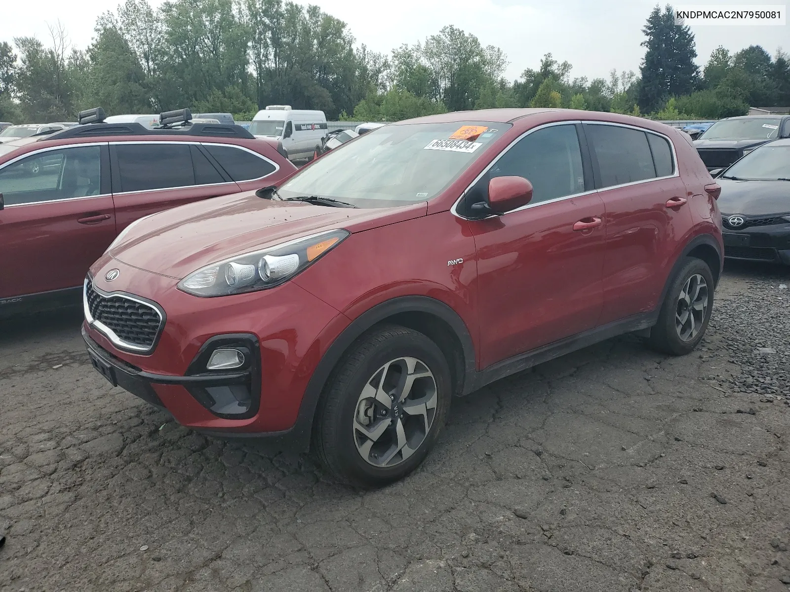 KNDPMCAC2N7950081 2022 Kia Sportage Lx