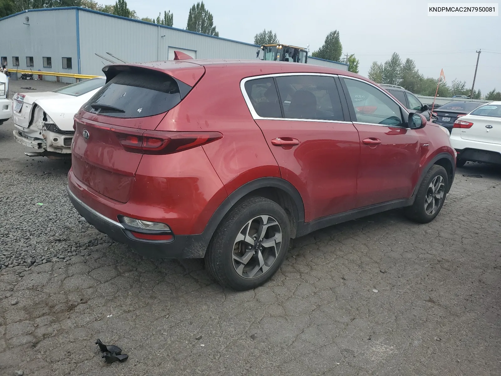 2022 Kia Sportage Lx VIN: KNDPMCAC2N7950081 Lot: 66508434