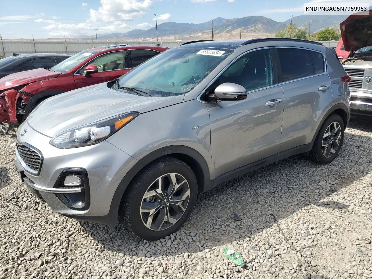 2022 Kia Sportage Ex VIN: KNDPNCAC5N7959953 Lot: 66633884