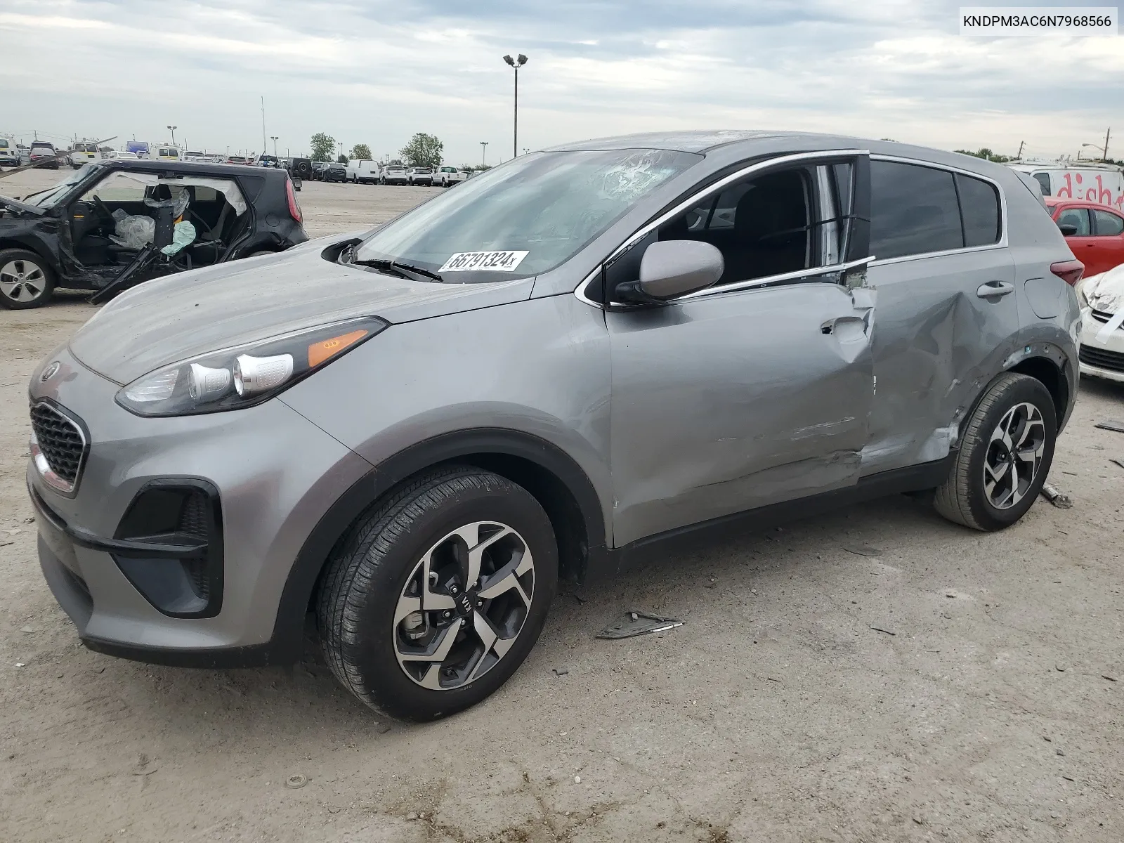 2022 Kia Sportage Lx VIN: KNDPM3AC6N7968566 Lot: 66791324