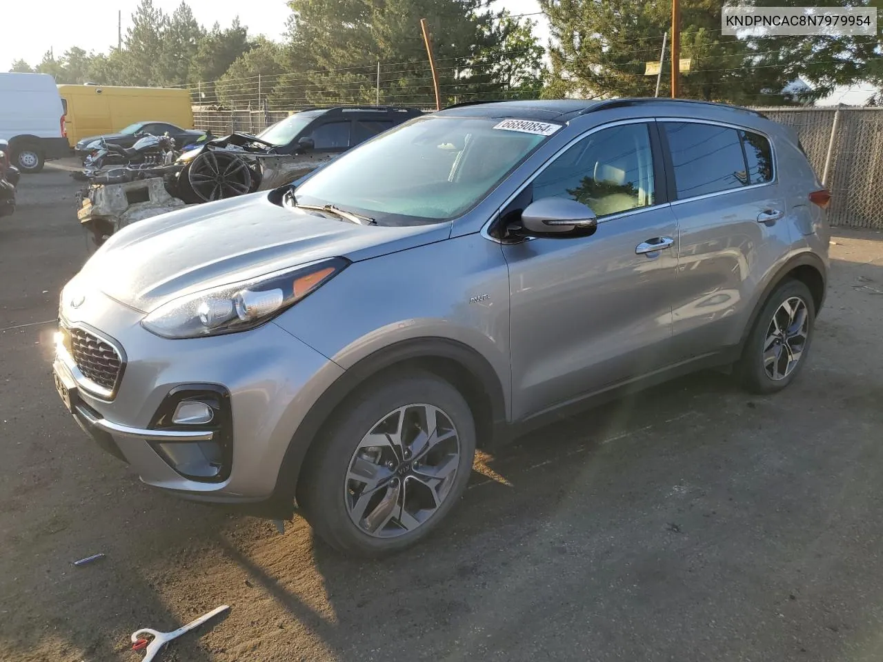 2022 Kia Sportage Ex VIN: KNDPNCAC8N7979954 Lot: 66890854