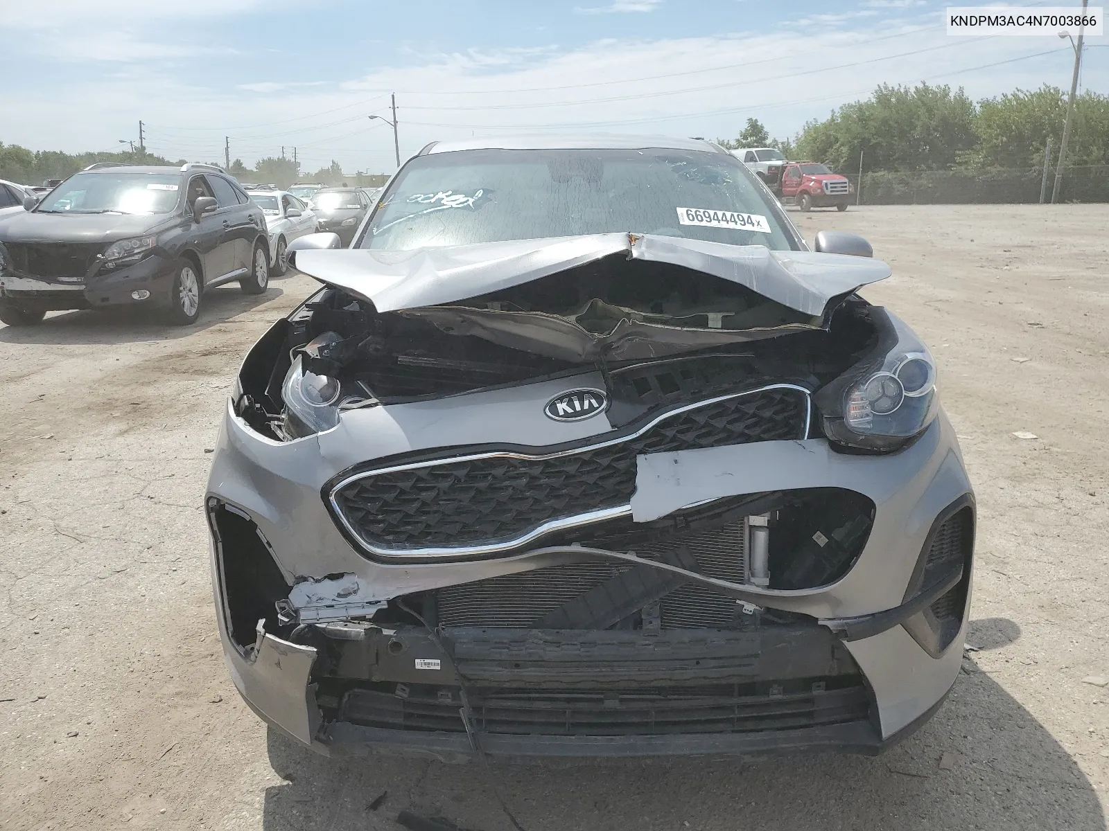 2022 Kia Sportage Lx VIN: KNDPM3AC4N7003866 Lot: 66944494