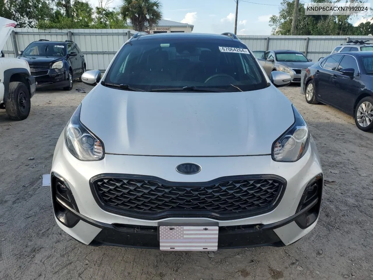 2022 Kia Sportage S VIN: KNDP6CACXN7992024 Lot: 67064264