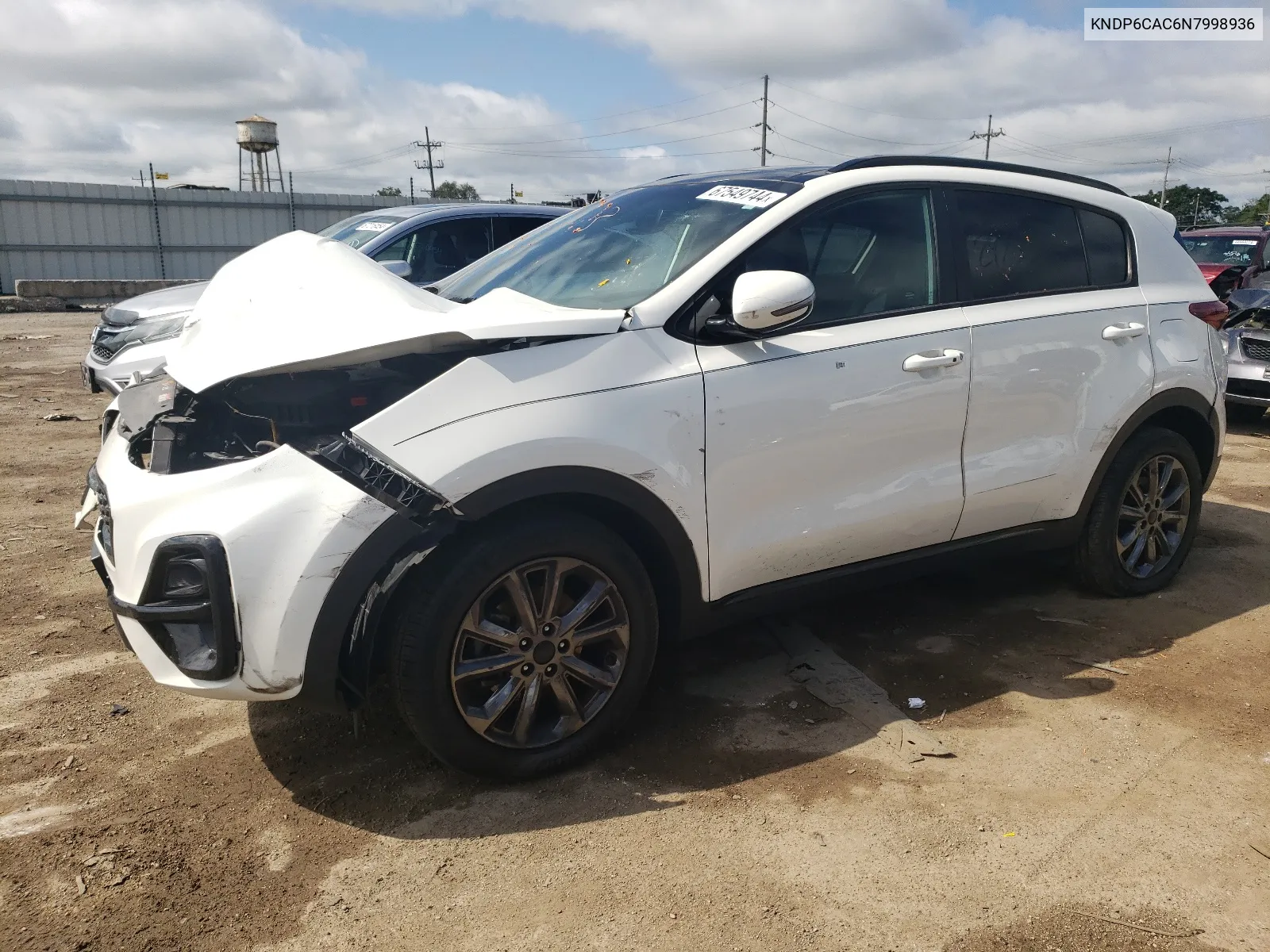 2022 Kia Sportage S VIN: KNDP6CAC6N7998936 Lot: 67549744