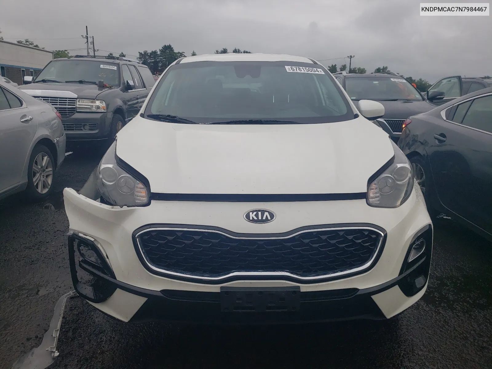 2022 Kia Sportage Lx VIN: KNDPMCAC7N7984467 Lot: 67815004