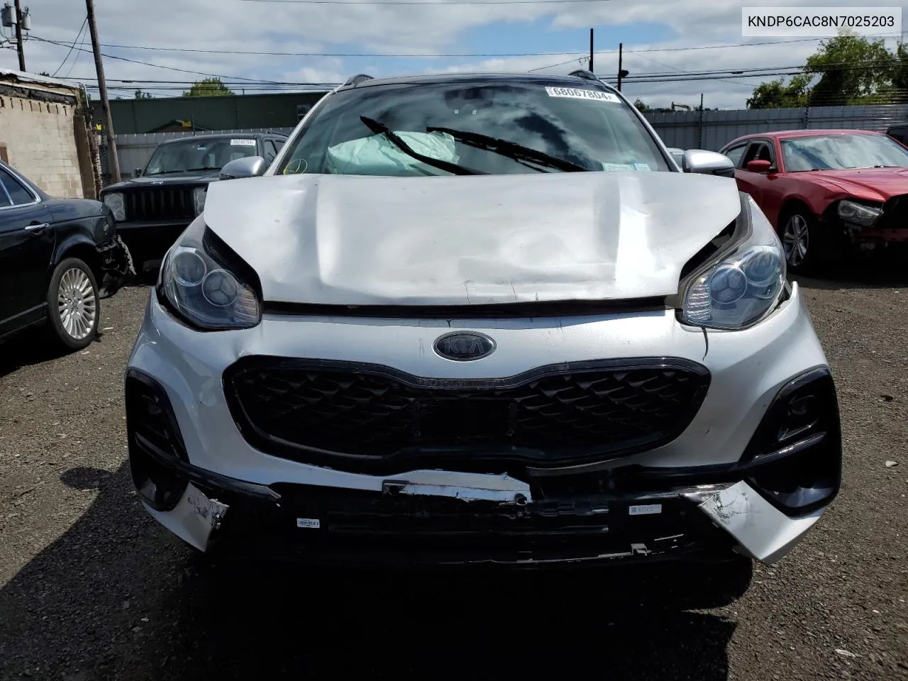 2022 Kia Sportage S VIN: KNDP6CAC8N7025203 Lot: 68067804