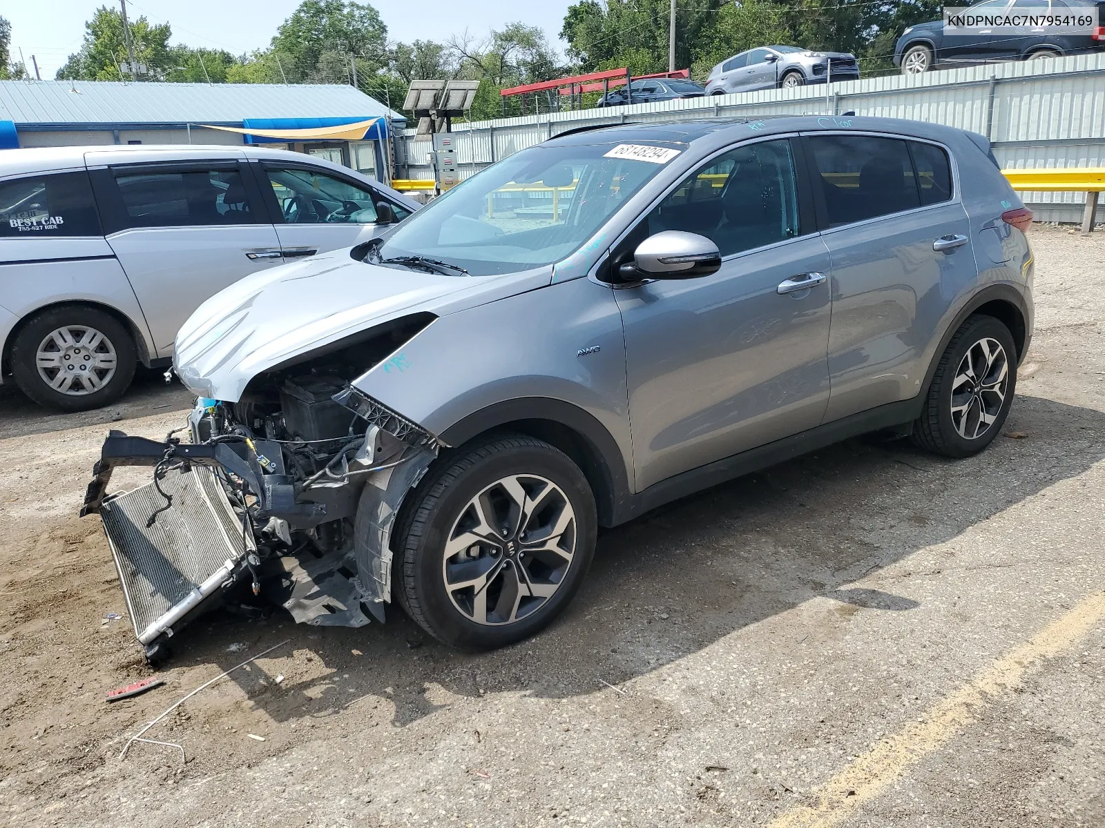 2022 Kia Sportage Ex VIN: KNDPNCAC7N7954169 Lot: 68148294