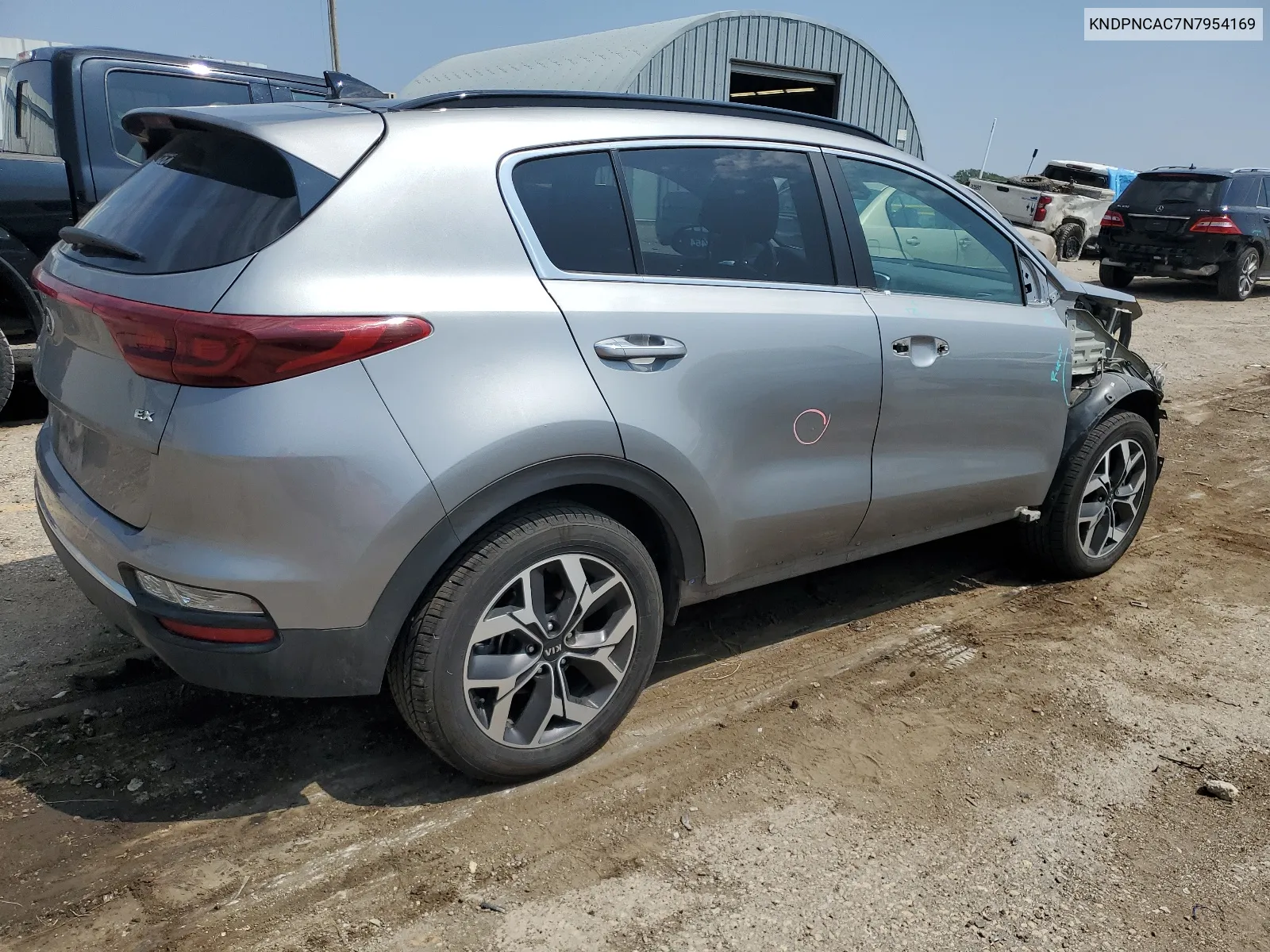 2022 Kia Sportage Ex VIN: KNDPNCAC7N7954169 Lot: 68148294