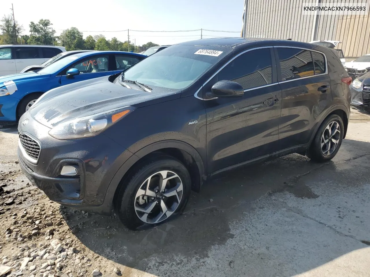 2022 Kia Sportage Lx VIN: KNDPMCACXN7966593 Lot: 68764894