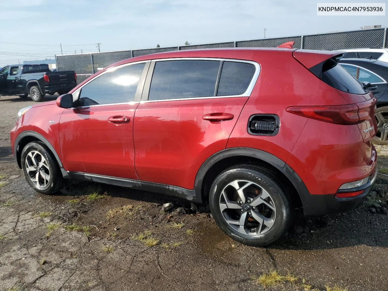 2022 Kia Sportage Lx VIN: KNDPMCAC4N7953936 Lot: 68854154