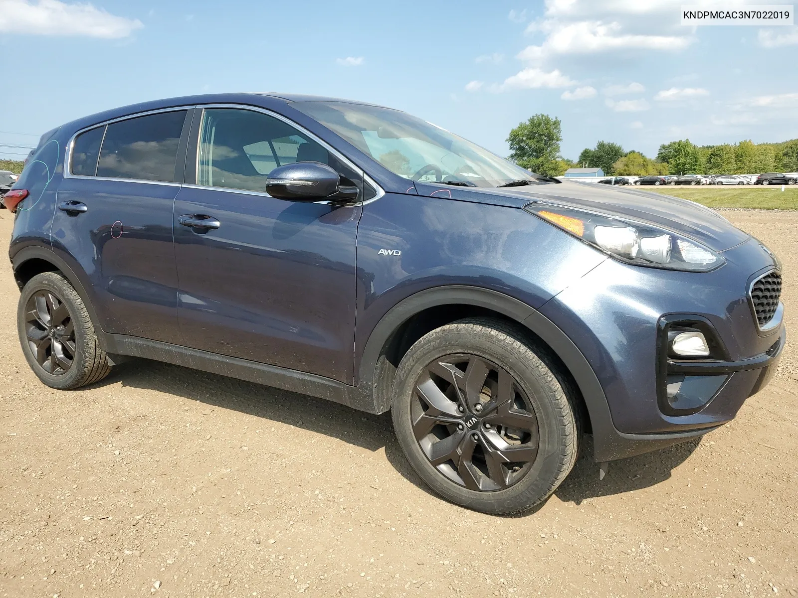 2022 Kia Sportage Lx VIN: KNDPMCAC3N7022019 Lot: 69049084