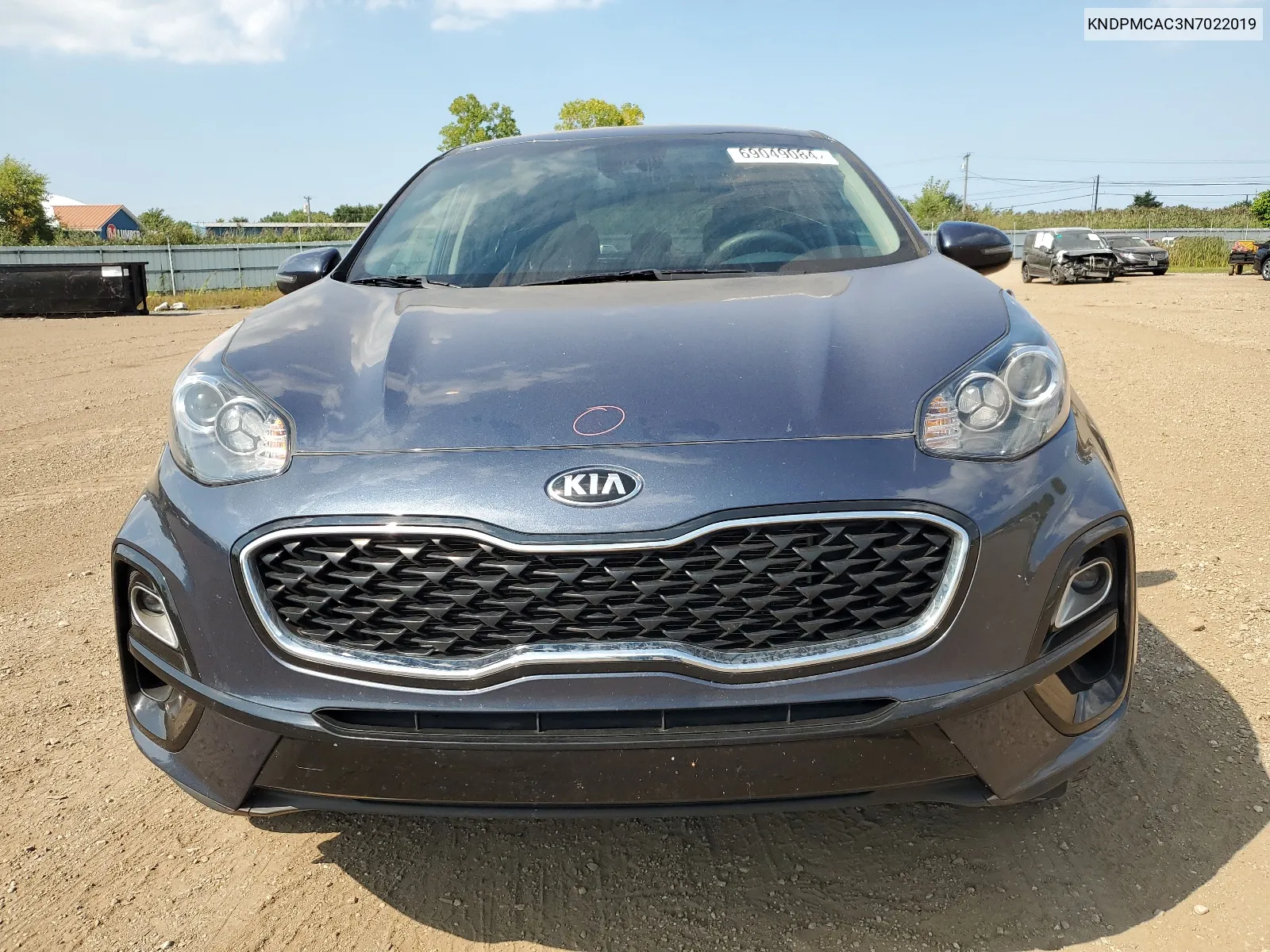 2022 Kia Sportage Lx VIN: KNDPMCAC3N7022019 Lot: 69049084