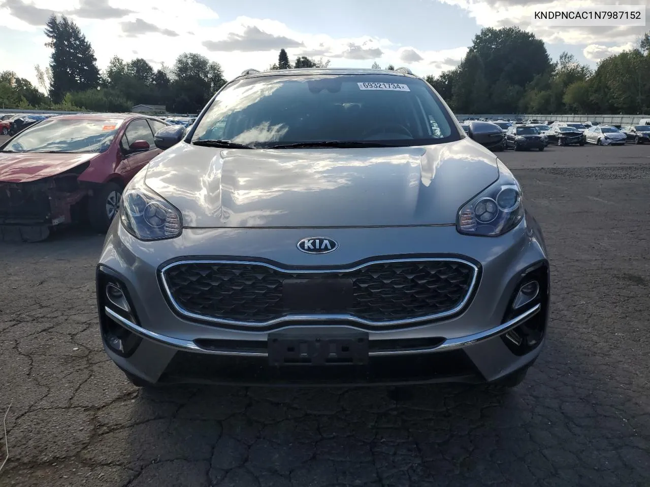 2022 Kia Sportage Ex VIN: KNDPNCAC1N7987152 Lot: 69321734