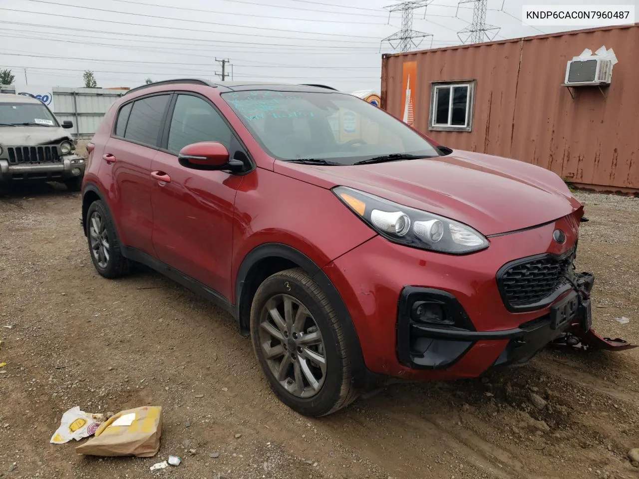 2022 Kia Sportage S VIN: KNDP6CAC0N7960487 Lot: 69433364