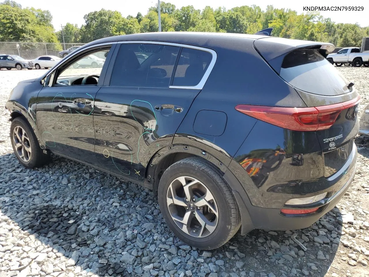 2022 Kia Sportage Lx VIN: KNDPM3AC2N7959329 Lot: 69681114