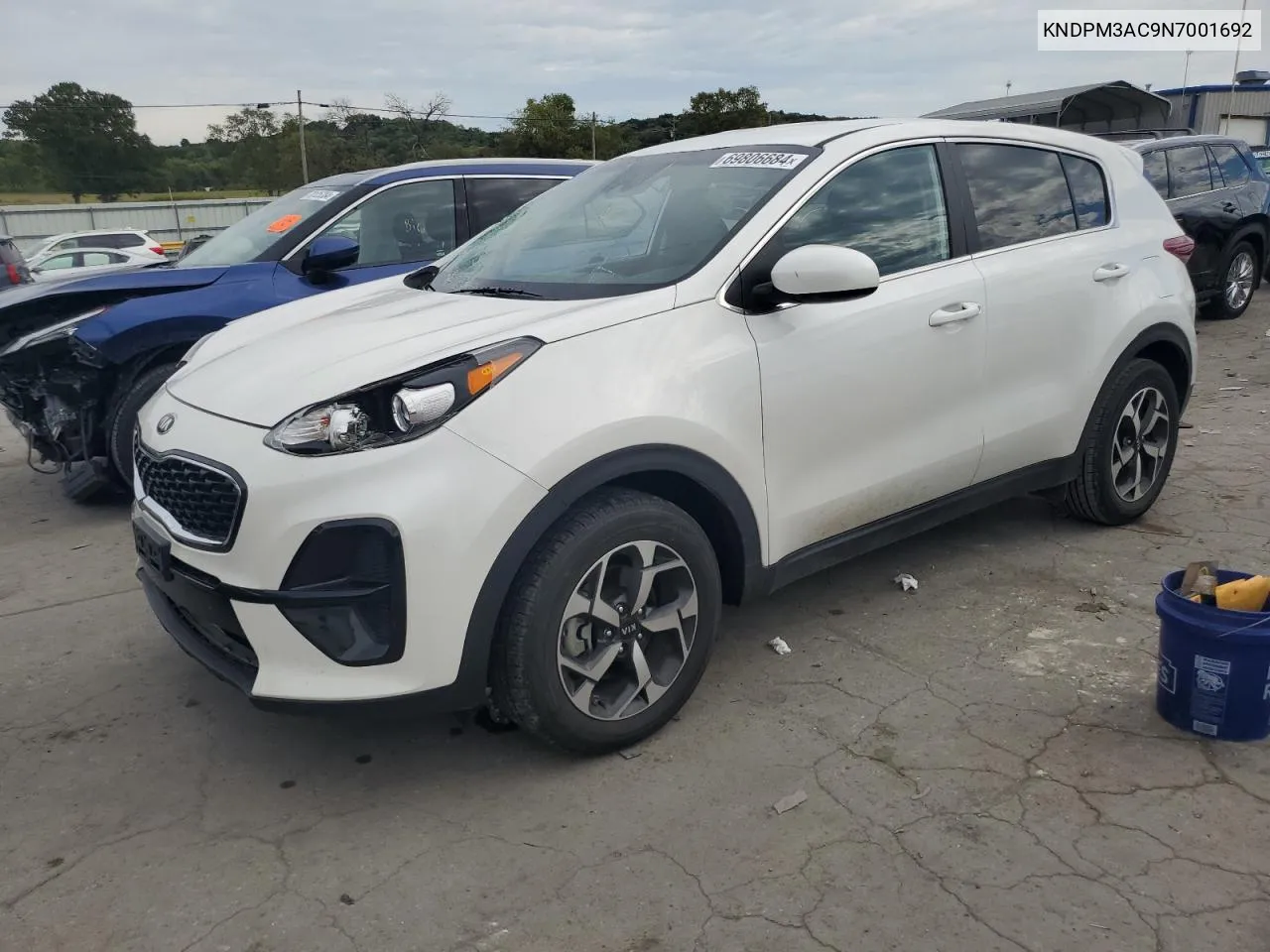 2022 Kia Sportage Lx VIN: KNDPM3AC9N7001692 Lot: 69806684