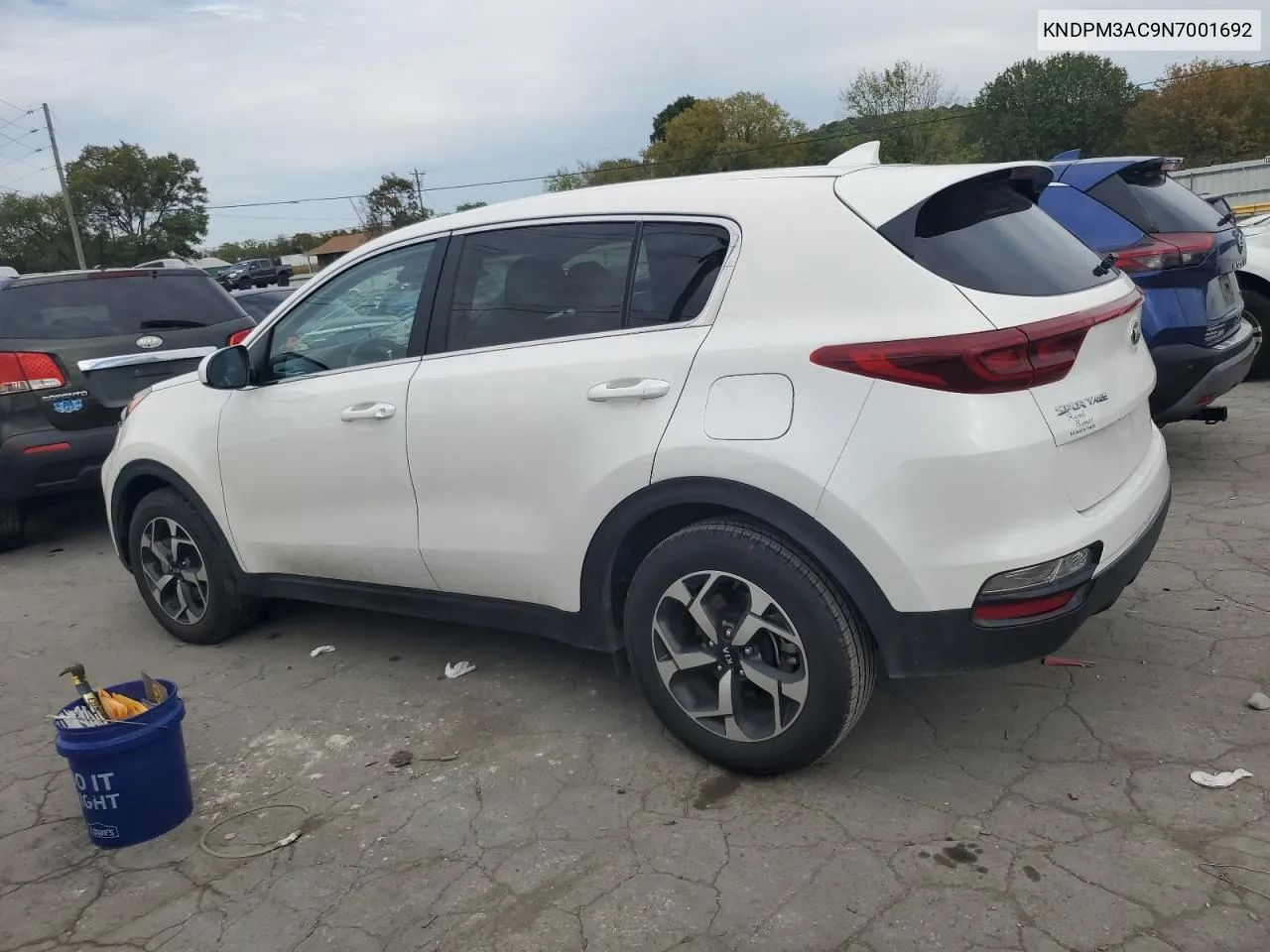 2022 Kia Sportage Lx VIN: KNDPM3AC9N7001692 Lot: 69806684