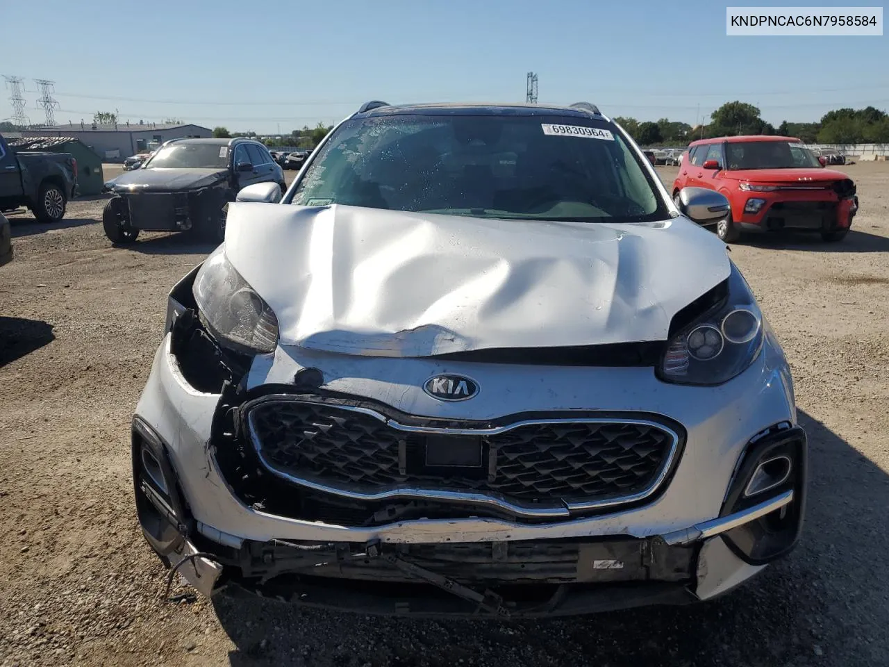 2022 Kia Sportage Ex VIN: KNDPNCAC6N7958584 Lot: 69830964