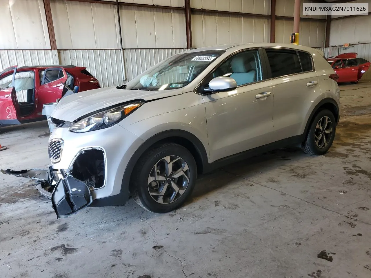 2022 Kia Sportage Lx VIN: KNDPM3AC2N7011626 Lot: 69928384