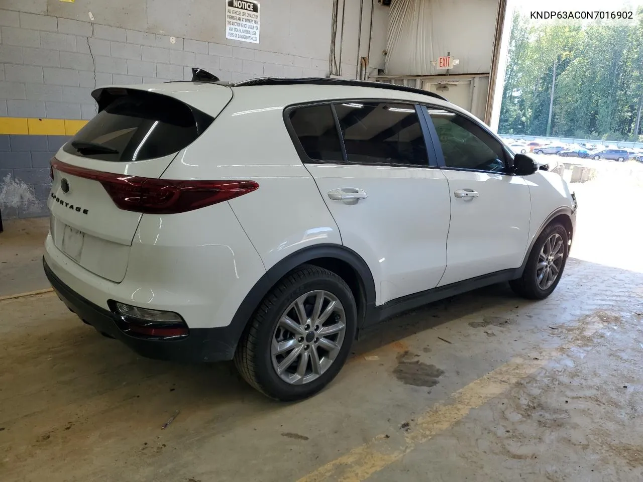 2022 Kia Sportage S VIN: KNDP63AC0N7016902 Lot: 70034924