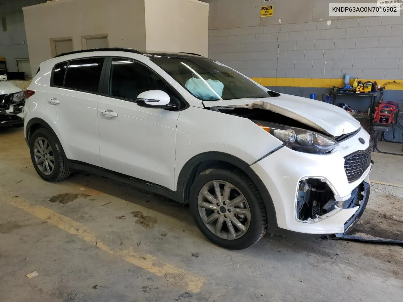 2022 Kia Sportage S VIN: KNDP63AC0N7016902 Lot: 70034924