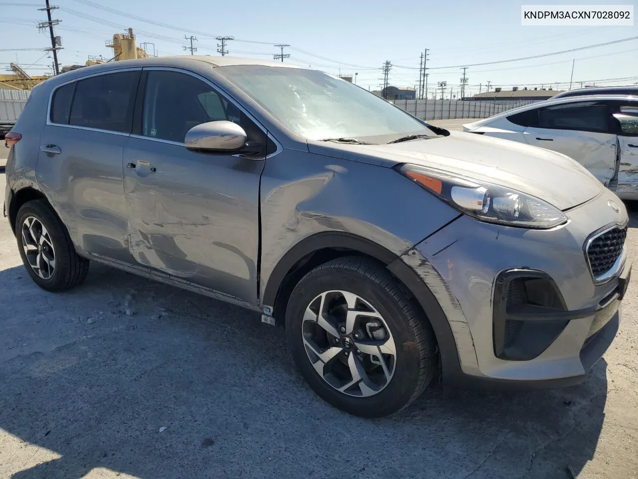 2022 Kia Sportage Lx VIN: KNDPM3ACXN7028092 Lot: 70220164