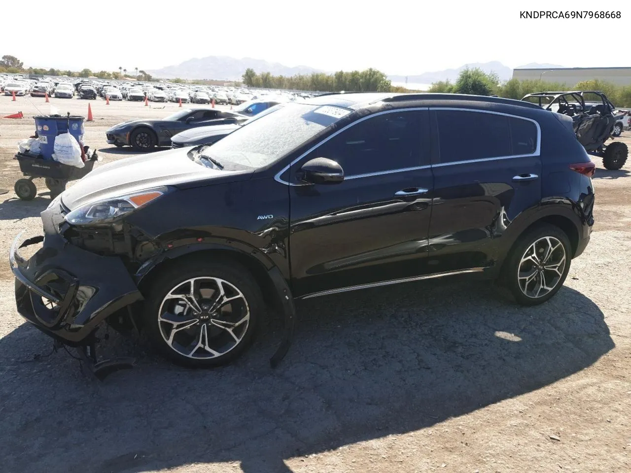 2022 Kia Sportage Sx VIN: KNDPRCA69N7968668 Lot: 70337904