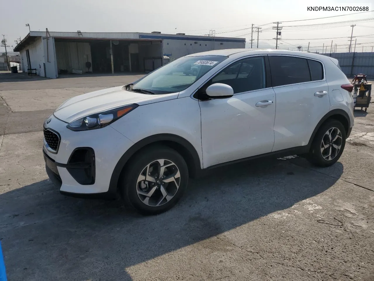 2022 Kia Sportage Lx VIN: KNDPM3AC1N7002688 Lot: 70493674