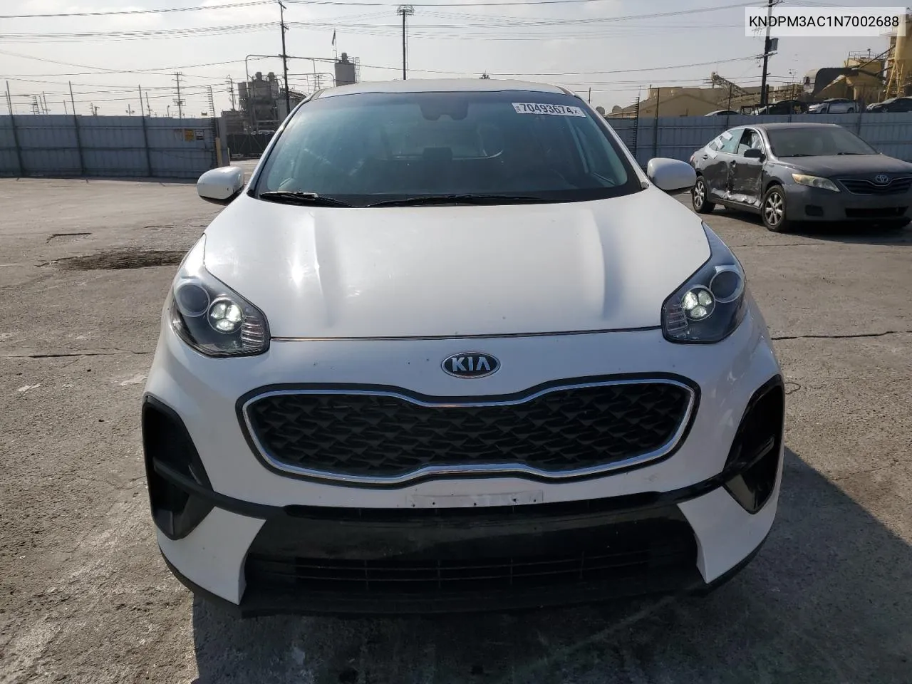 2022 Kia Sportage Lx VIN: KNDPM3AC1N7002688 Lot: 70493674